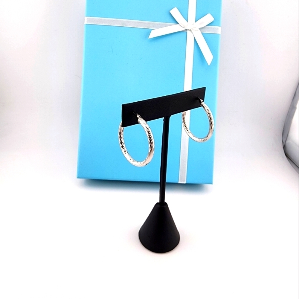 Silver Hoop Earrings